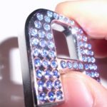 Crystal Letters 1.2" Blue