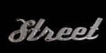 Solid Metal Chrome Smart Script  Emblem - Street