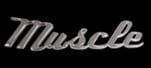 Solid Metal Chrome Smart Script Emblem - Muscle