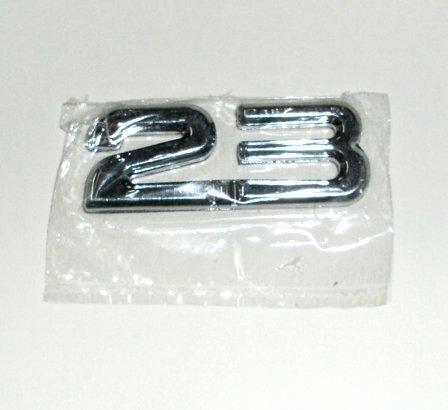 2.3 Chrome Emblems (pair)