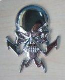 Skull Emblem Chrome