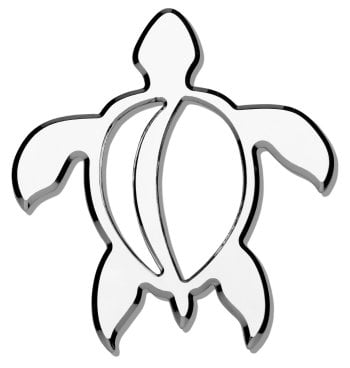 Turtle Chrome Emblem Outline