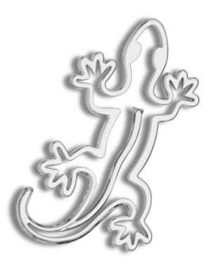Gekko Chrome Emblem Outline
