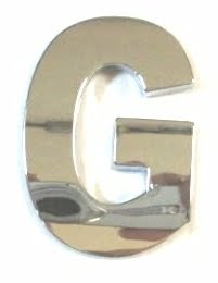 Chrome Letter Style 3 - G