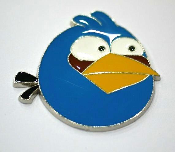 Angry Bird Car Emblems Blue