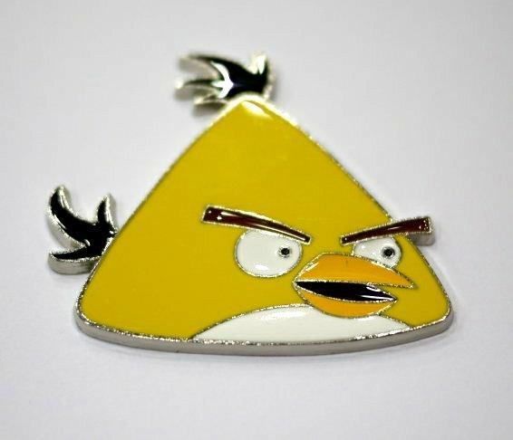 Angry Bird Car Emblems Yellow