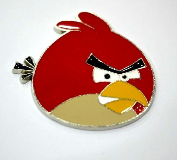Angry Bird Car Emblems Red