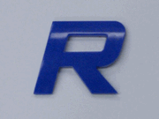 Blue Letter - R