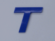 Blue Letter - T