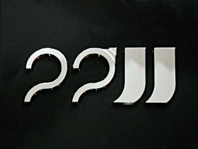 22 Inch Rim Size Chrome Auto Emblem