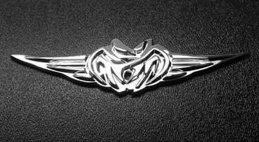 Tribal Chrome Auto Emblem 2