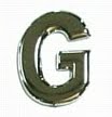 Chrome Letter Style 1 - G