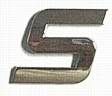 Chrome Letter Style 2 - S