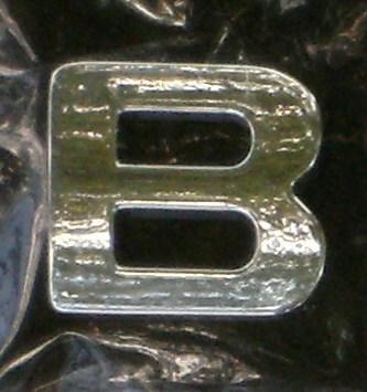 Chrome Letter Style 9 - B