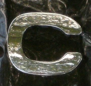 Chrome Letter Style 9 - C