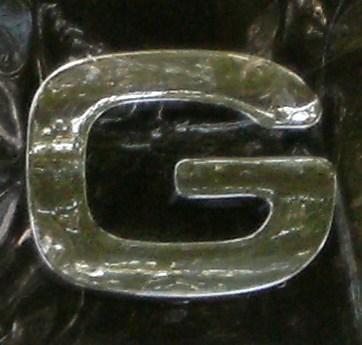 Chrome Letter Style 9 - G
