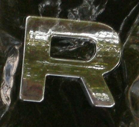 Chrome Letter Style 9 - R