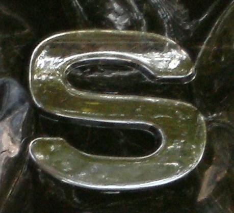 Chrome Letter Style 9 - S