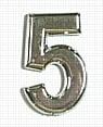 Chrome Number Style 1 - 5