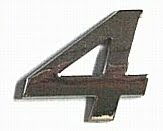 Chrome Number Style 2 - 4