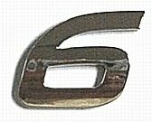 Chrome Number Style 2 - 6