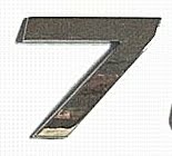 Chrome Number Style 2 - 7