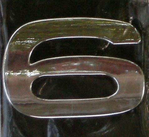 Chrome Number Style 9 - 6