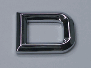 Chrome Letter Style 4 - D