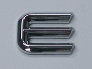 Chrome Letter Style 4 - E