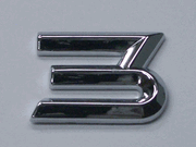 Chrome Number Style 4 - 3