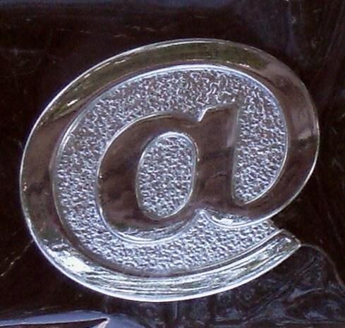 Chrome Symbol Style 9 - At Sign