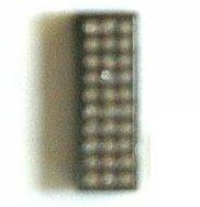 Crystal Chrome Letters BLACK - I