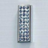 Crystal Chrome Letters BLUE - I