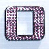 Crystal Chrome Letters PINK - O