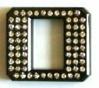 Crystal Chrome Numbers BLACK - 0