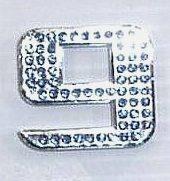 Crystal Chrome Number BLUE - 9