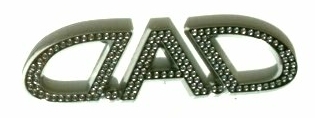 DAD Chrome Auto Emblem