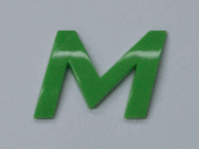 Green Letter - M