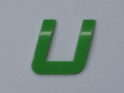 Green Letter - U