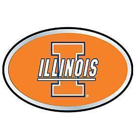 Illinois Illini Color Auto Emblem