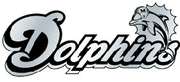 Miami Dolphins Chrome Emblem