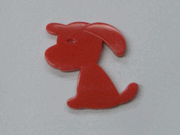 Dog Symbol - Red