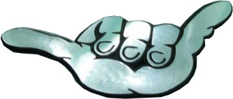 20 Shaka Auto Emblems