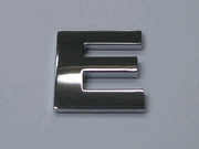 Small Chrome Letters E