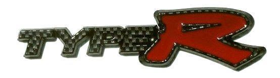 TYPE R Carbon Fiber RED Emblem