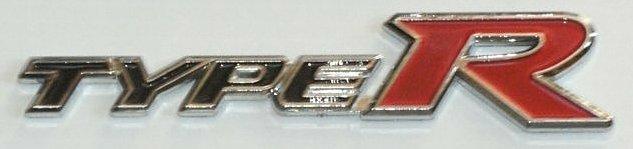 TYPE R Chrome with Red Emblems - PAIR