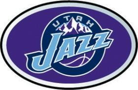 Utah Jazz Color Auto Emblem