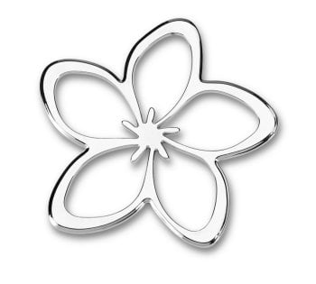 Flower Chrome Emblem Outline