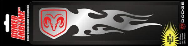 Domed Dodge Flame Decal Kit