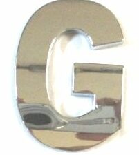 Chrome Letter Style 3 - G